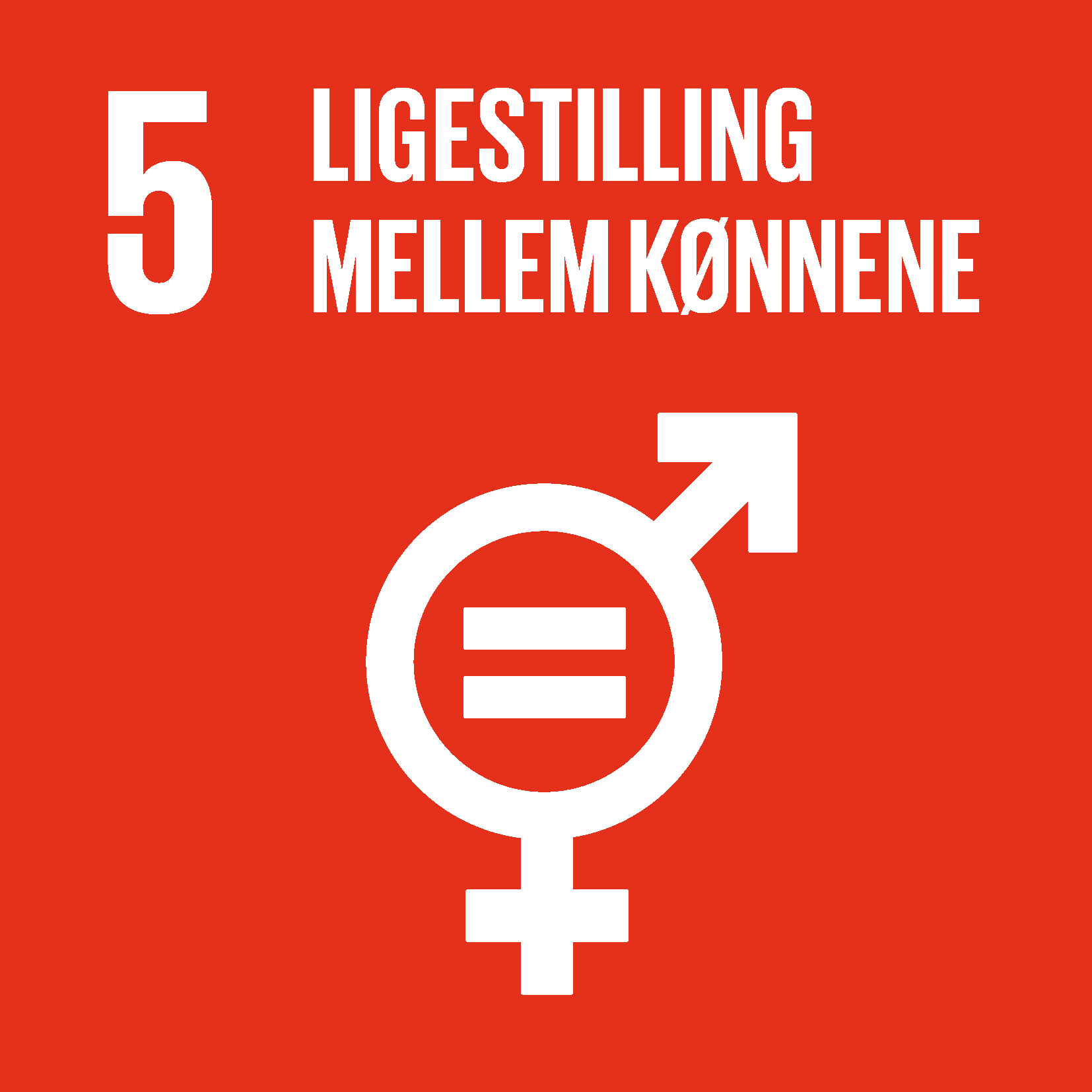 Verdensmål 5 – Ligestilling mellem kønnene